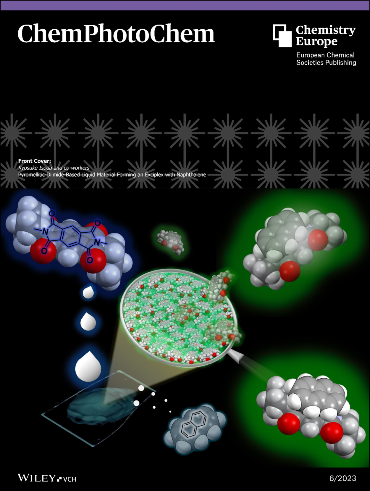 ChemPhotoChem journal cover, Volume 7 Issue 6