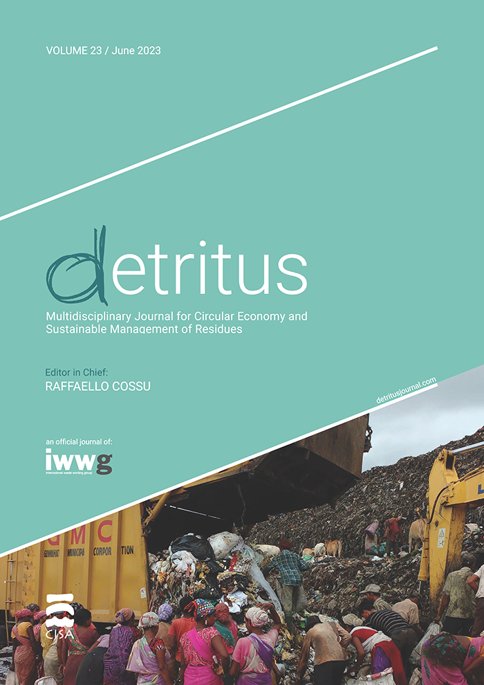 Detritus journal Volume 23 June 2023 cover